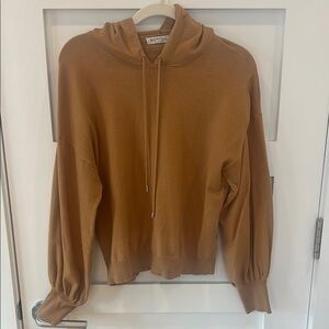 Workshop Republic Clothing Tan Hooded Lightweight Sweater